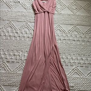 Pink maxi dress